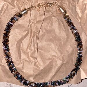 Avon Sparkly Faceted Gem Chunky Necklace Like New